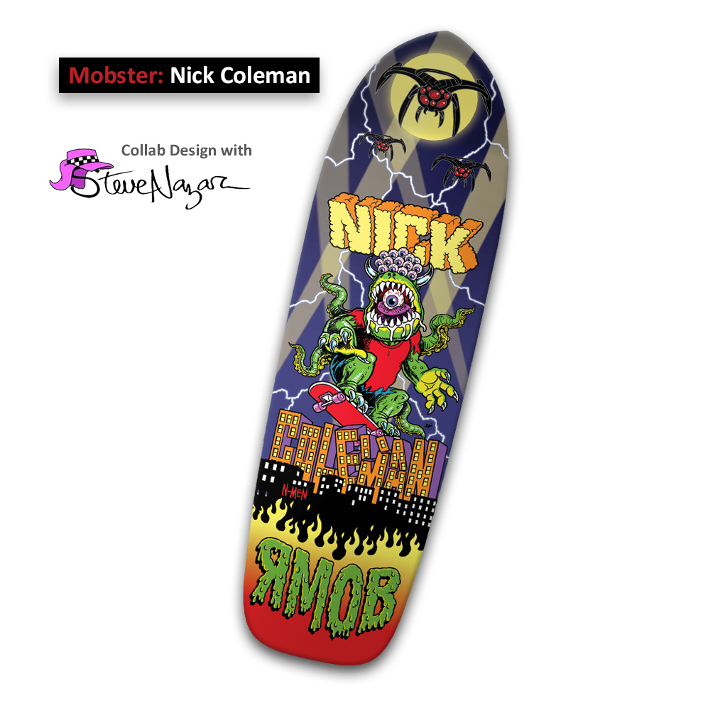 Nick Coleman Old School Skateboard Deck
