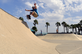 Josh Utley Skateboarding Ocean Beach